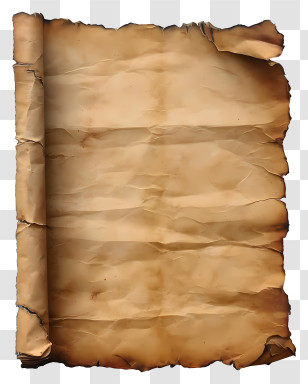 Sketch Style Old Paper - Old Scroll Illustration With Ancient Texture Transparent PNG