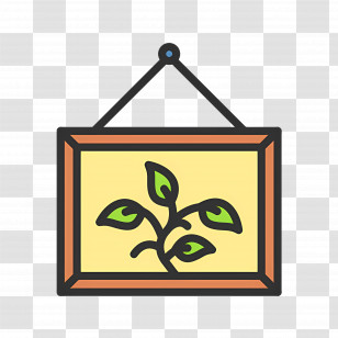 Photo Frame - Framed Plant Illustration Transparent PNG