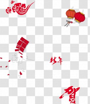Chinese New Year Chemical Element Firecracker - Decoration Transparent PNG