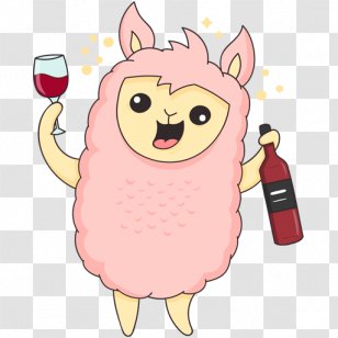 Sticker Llama Clip Art Telegram VKontakte - Cartoon - Molly Transparent PNG