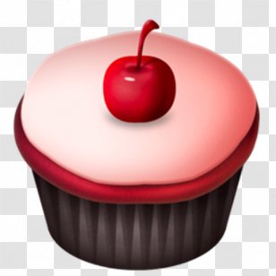 Cupcake - Cherry Cake Transparent PNG