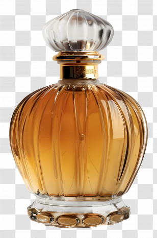 Perfume Bottle - Perfume Bottle With Amber Liquid Transparent PNG