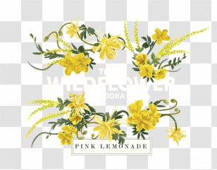 Floral Design Lemonade Wildflower Vodka Taste Transparent PNG