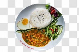 Thai Cuisine Pickled Cucumber Israeli Salad Vegetarian Vegetable - Dish - White Rice Pickles Transparent PNG