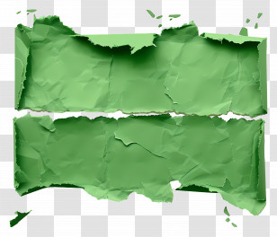 Green Torn Paper - Ripped Green Paper Texture With Distressed Look Transparent PNG