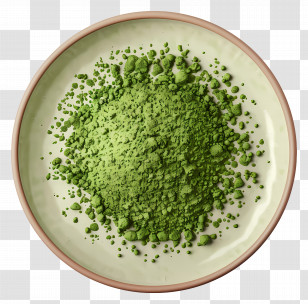 Matcha Powder - Matcha Green Tea Powder In Bowl Transparent PNG