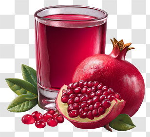 Juice Anar - Refreshing Pomegranate Juice Transparent PNG