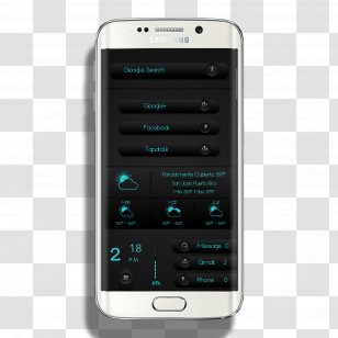 Feature Phone Smartphone Mobile Phones Widget Handheld Devices - Telephony Transparent PNG