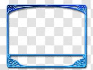 Electric Blue Cobalt Rectangle Area - Creative Border Transparent PNG
