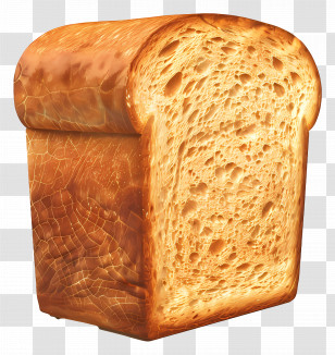 Whole Wheat Bread - Freshly Baked Loaf Of Bread Transparent PNG