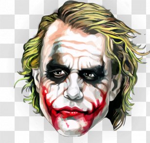 Joker Heath Ledger The Dark Knight Harley Quinn Batman - Pencil Transparent PNG