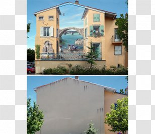 Street Artist Facade - Hacienda - Building Transparent PNG