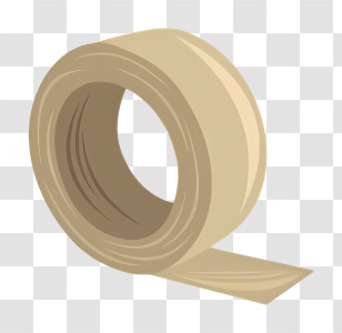 Duct Tape - Brown Adhesive Tape Transparent PNG