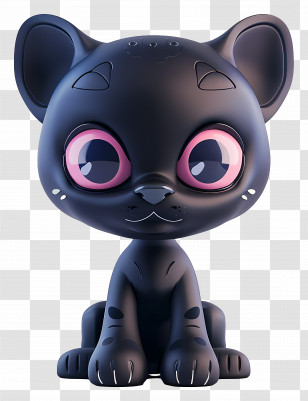 Black Panther - Black Cat Cartoon Transparent PNG