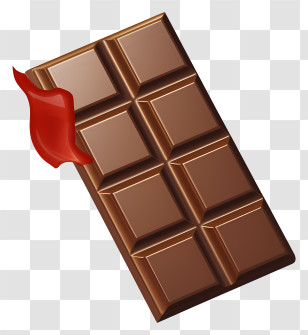 Chocolate Bar - Milk Chocolate Bar With Wrapper Transparent PNG