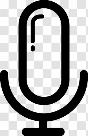 Google Voice Search Clip Art - Black And White Transparent PNG