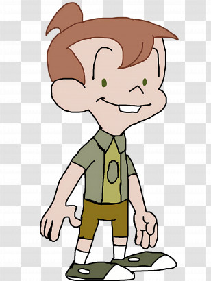 Cartoon Character - Cartoon Boy With Brown Hair Transparent PNG