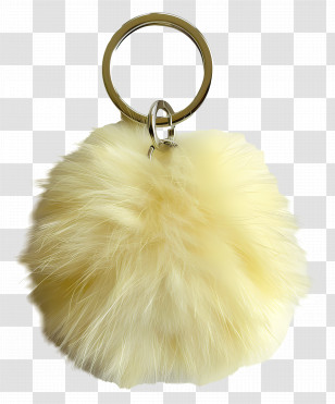 Keyring Gift - Fluffy Keychain Accessory Transparent PNG