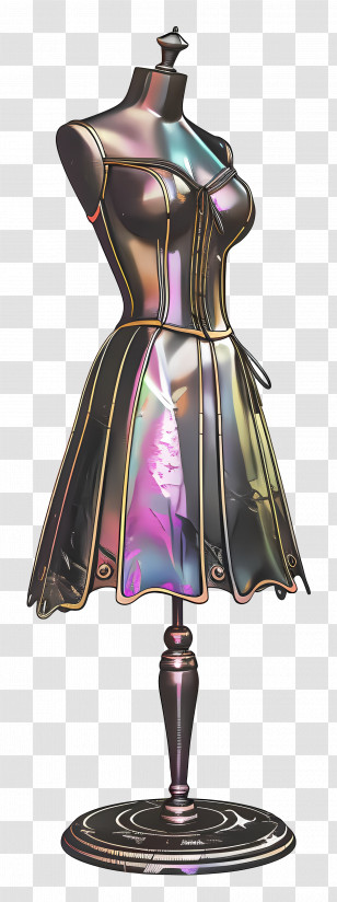 Sewing Mannequin - Fashion Mannequin With Dress Transparent PNG