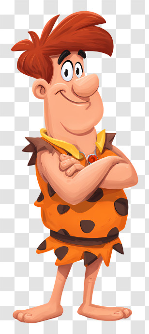 Flintstones - Cartoon Caveman Character Illustration Transparent PNG