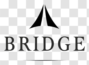Bridge Logo - Bridge Minimal Monochrome Logo Transparent PNG