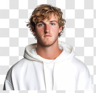 Logan Paul - Casual Portrait Of Person In Hoodie Transparent PNG