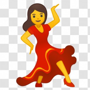 Dancing Emoji Woman Emojipedia Noto Fonts - Thumb Transparent PNG