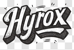 Hyrox - Hyrox Logo Design Transparent PNG