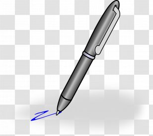 Paper Fountain Pen Clip Art Transparent PNG