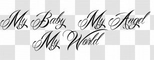 Tattoo Angel Body Piercing Infant Heaven - Text Transparent PNG