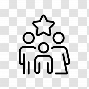 Family - Family With A Star Symbol Transparent PNG
