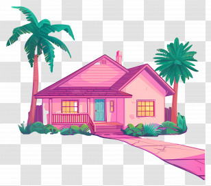 Real Estate - Small Cute Doodle House Transparent PNG