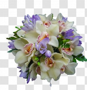 Floral Design Cut Flowers Lily Of The Incas Flower Bouquet - Flowering Plant Transparent PNG