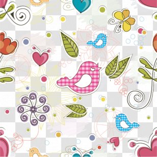 Bird Designer Pattern - Material - Vector Design Transparent PNG