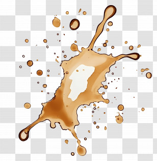 Coffee Stain - Coffee Stain Splash Art Transparent PNG
