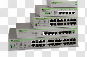Computer Network Allied Telesis Switch Port Ethernet Hub - Networking Hardware Transparent PNG