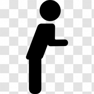 Person - Black And White - Standing Vector Transparent PNG