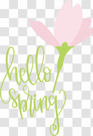 Hello Spring Spring Transparent PNG