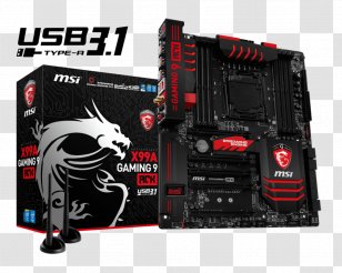 Intel X99 Motherboard LGA 2011 MSI - Msi Transparent PNG