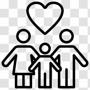 Family - Family Icon Depicting Love And Unity Transparent PNG