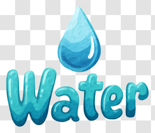 Water Logo - Blue Water Drop Logo Transparent PNG