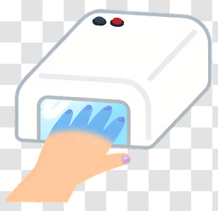 Icon - Using A Nail Dryer Transparent PNG