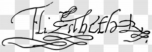 Elizabeth I: Her Life In Letters Royal Sign-manual Signature Monarchy Of Ireland Speech To The Troops At Tilbury Transparent PNG