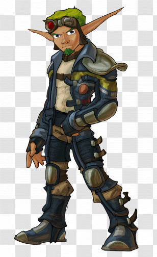 Jak - Fantasy Adventure Character Transparent PNG