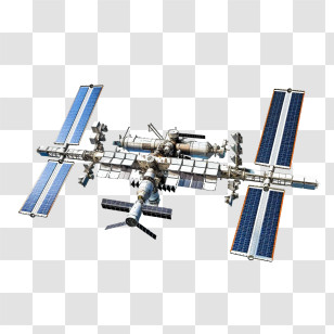 Space Station - International Space Station In Orbit Transparent PNG