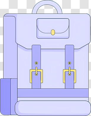 Bubble Gum - Backpack Cartoon Illustration Transparent PNG
