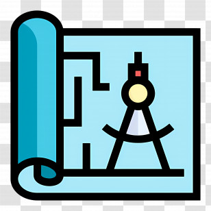 Construction Drawing - Blueprint For Architectural Design Transparent PNG