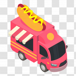 Food Truck - Hot Dog Food Truck Transparent PNG