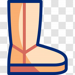 Uggs - Illustration Of A Boot Transparent PNG