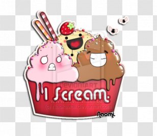 Birthday Cake Ice Cream Food Flavor - Text Transparent PNG